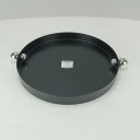 Ver imagem 6 de Bandeja Decorativa de Metal Preto 3x27x27cm Servir Mesa Organizar Café Aparador