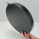 Ver imagem 2 de Bandeja Decorativa de Metal Preto 3x27x27cm Servir Mesa Organizar Café Aparador