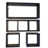 Nicho Organizador Prateleira Mdf para Decoração Kit 04 Peças - Preto Tx - 2