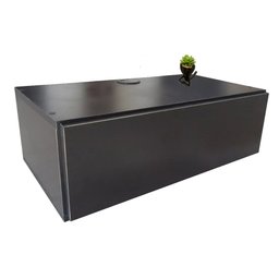 Nicho Retangular Com Porta Preto Em Mdf - 2