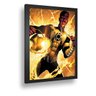 Quadro Decorativo Poste Lanterna Amarelo Sinestro Dc - 2