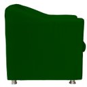Ver imagem 3 de Poltrona Decorativa Tillak Tilla em Suede para Sala de Estar, Consultório e Recepção - Verde