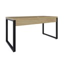 Ver imagem 7 de Mesa Diretor 150x70x75cm Yon YOME7150 Vermont Oak - Est.Preta