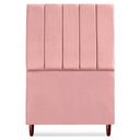 Ver imagem 5 de Cabeceira Solteiro 90 Cm com Frame Carla Suede Rosa Artte