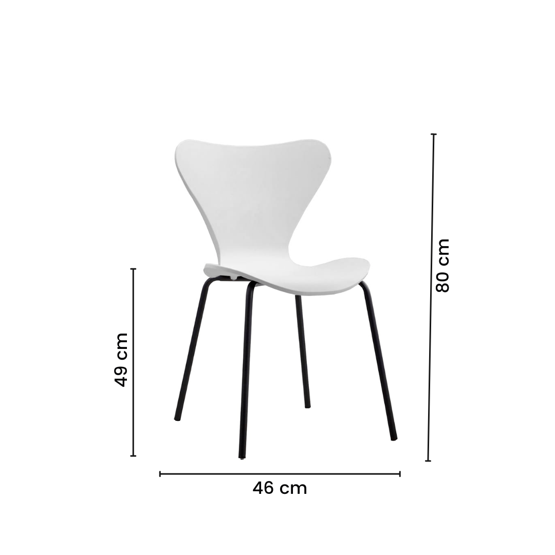 Ver imagem 3 de Cadeira Jacobsen Branca