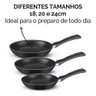 Kit 3 Frigideiras Basic Ø18/ø20/ø24 Preto - Rochedo - 2