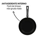 Ver imagem 3 de Kit 3 Frigideiras Basic Ø18/ø20/ø24 Preto - Rochedo