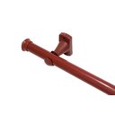 Ver imagem 1 de Kit Varão para Cortina 2,0mts Mogno 28mm Compacto Sala / Quarto