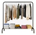 Ver imagem 1 de Cabideiro Roupas Arara de Roupas Loja/quarto Sapateira:preto