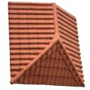 Ver imagem 3 de Kit com 20 Telha PVC Plan Cerâmica 2,42 Metros X 88cm com 6 Ondas Terracota - P3010021 - Afort