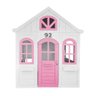 Casinha de Madeira Infantil Encanto - Rosa - 2