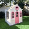 Casinha de Madeira Infantil Encanto - Rosa - 4