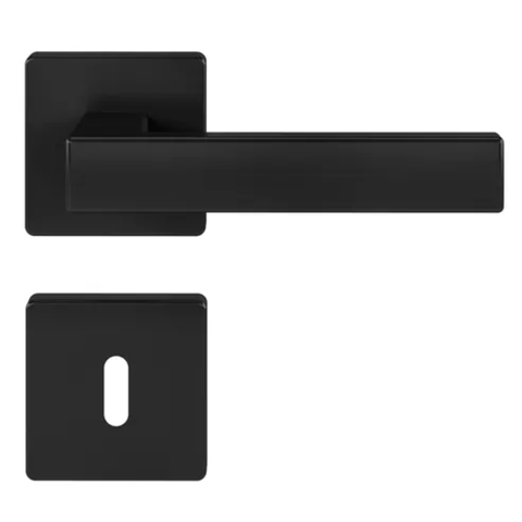 Fechadura Pado Concept 409-40 Interna Roseta Quadrada Preta