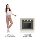 Ver imagem 5 de Balcão para Forno de Embutir 80 X 60 Cm com Tampo Branco/crema Agata Madesa