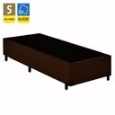 Ver imagem 2 de Cama Box Solteiro Suede + Colchão de Espuma D33 - Sereneprime - 88cm Marrom