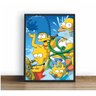 Quadro Decorativo Poste Família Simpsons Marg Homer - 2