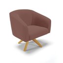 Ver imagem 3 de Cadeira Sala de Jantar Giratória Ma30 Kit 2 Stella Veludo D03 - D'Rossi Cor Rose