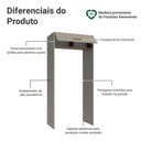 Ver imagem 3 de Porta-geladeira 103 Cm 1 Porta Basculante Crema/rustic/crema Agata Madesa