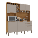 Ver imagem 1 de Kit Cozinha Salleto New Topazio Mdp (cinamomo /off)