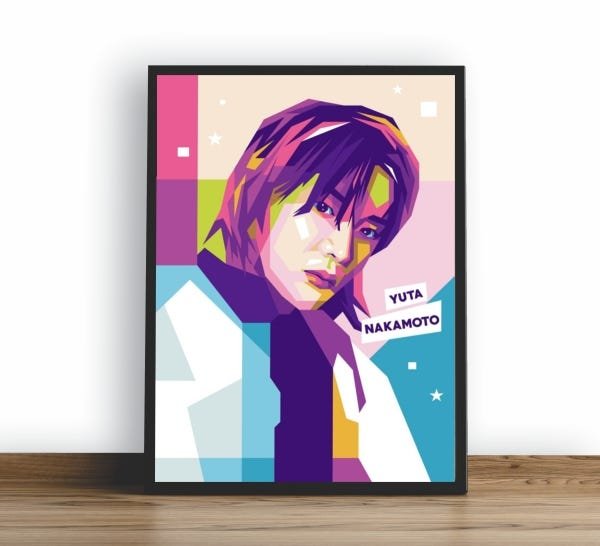 Quadro Decorativo Poster Kpoip Nct Yuta Nakamoto Music - 1