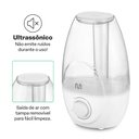 Ver imagem 2 de Umidificador de Ar Clear Tank 2,1litros - Bivolt Automático Multi Saúde - Hc210 Hc210 Multilaser Saú