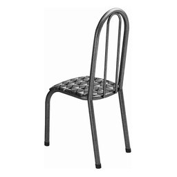 Conjunto Kit 4 Cadeiras Metal Aço Cozinha Almofadada Jantar - 5