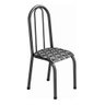 Conjunto Kit 4 Cadeiras Metal Aço Cozinha Almofadada Jantar - 4