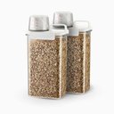 Ver imagem 1 de Recipiente Hermético Organizador para Armazenamentos -branco