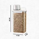 Ver imagem 4 de Recipiente Hermético Organizador para Armazenamentos -branco