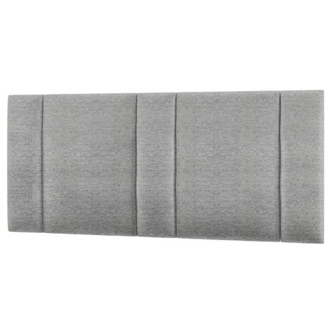 Cabeceira Modulada Casal Queen 160 Cm com Led Linho Cinza Vconcept