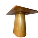 Ver imagem 4 de Mesa de Jantar Cone Retangular 140x90 cm Base Oval Freijó Tampo Freijó Personal Moveis Design Mesa d
