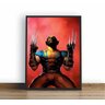 Quadro Decorativo Poste Wolwerine Comics - 1