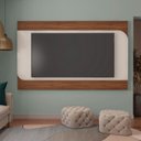 Ver imagem 3 de Painel Suspenso Tv 86 Pol 220 Cm 4508 Cedro Off White Arly