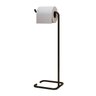 Kit Suporte de Papel Higiênico Lixeira Level Preto - Dream Home - Preto - 5