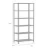 Estante Aço 6 Prateleiras Reforçad 250x92x30 C/Oblongo 10105 - 5