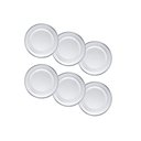 Ver imagem 1 de Kit com 12 Pratos Descartáveis para Refeição 26cm de Luxo Silverplastic