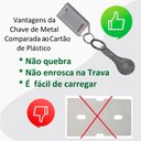 Ver imagem 6 de Kit 03 Travas Tecnow para Carrinho de Compras em Condominio com Chave