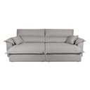 Ver imagem 5 de Sofá Retrátil Reclinável 3,00m Nivus Cinza Molas Ensacadas - King House