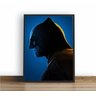 Quadro Decorativo Poster Heroi Dc Batman Perfil - 1