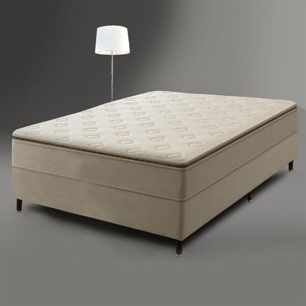 Cama Box Casal Dangelis Estofados Colchão com Tenshi com Pillow Top e Molas Superlastic Diversos Tamanhos Dst  - 7