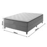 Cama Box Casal Dangelis Estofados Colchão com Tenshi com Pillow Top e Molas Superlastic Diversos Tamanhos Dst  - 5