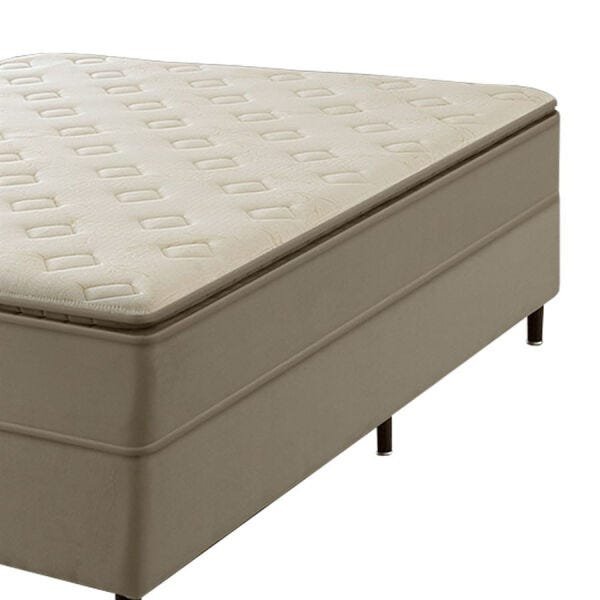 Cama Box Casal Dangelis Estofados Colchão com Tenshi com Pillow Top e Molas Superlastic Diversos Tamanhos Dst  - 4