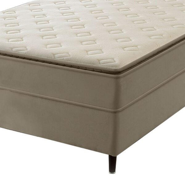 Cama Box Casal Dangelis Estofados Colchão com Tenshi com Pillow Top e Molas Superlastic Diversos Tamanhos Dst  - 3