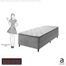 Cama Box Viúva Dangelis Estofados Colchão com Tenshi com Pillow Top e Molas Superlastic Diversos Tamanhos Dst Viuva - 6