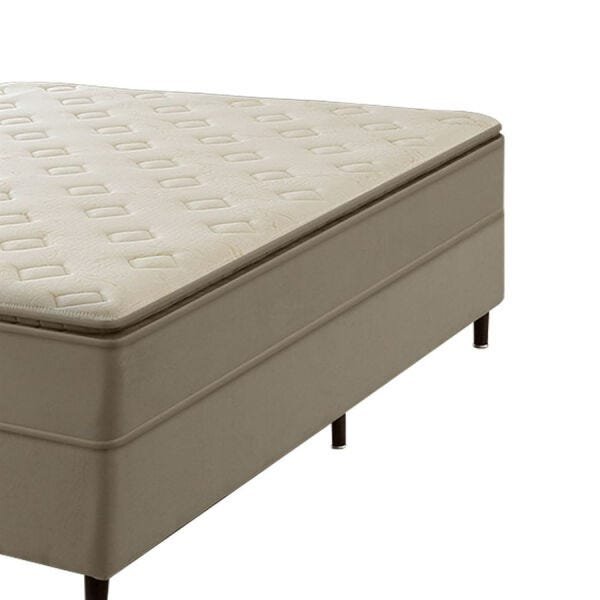 Cama Box King Dangelis Estofados Colchão com Tenshi com Pillow Top e Molas Superlastic Diversos Tamanhos Dst  - 3