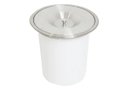 Ver imagem 2 de Lixeira de Embutir 6,5l Tampa Inox Aço 304 com Cesto Pia Cozinha Área Gourmet Ili01