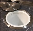 Ver imagem 4 de Lixeira de Embutir 6,5l Tampa Inox Aço 304 com Cesto Pia Cozinha Área Gourmet Ili01