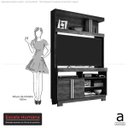 Ver imagem 6 de Estante Arlene para TV até 50 Polegadas Ool Cacau / Off White