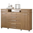 Ver imagem 4 de Quarto Casal New Realce com Cômoda London e Cabeceira Triunfo Amendola – Demóbile