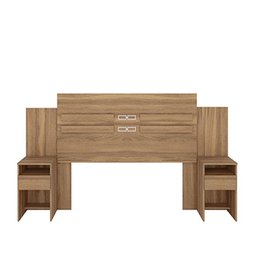 Quarto Casal New Realce com Cômoda London e Cabeceira Triunfo Amendola – Demóbile - 6